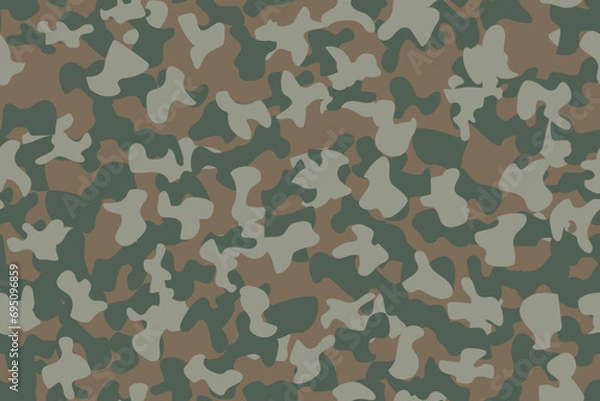 Fototapeta Camouflage Woodland Vector. Seamless Splash. Vector Military Camouflage. Seamless Army Print. Beige Repeat Pattern. Digital Green Camouflage. Grey Camo Print. Tree Urban Canvas. Modern Brown Pattern.