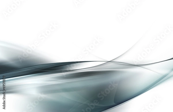 Obraz Abstract silver metal smooth background (Futuristic design)