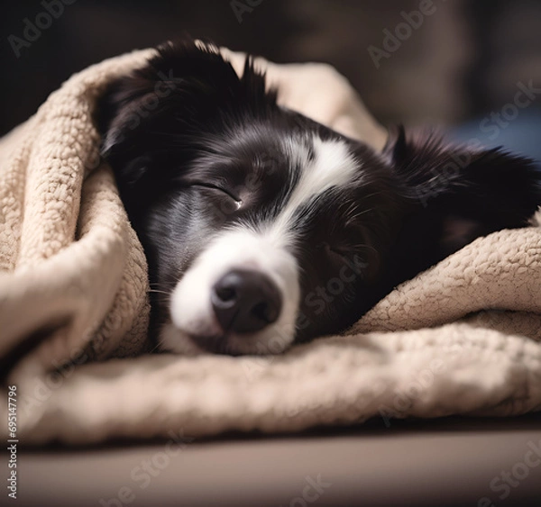 Obraz 仔犬の寝顔