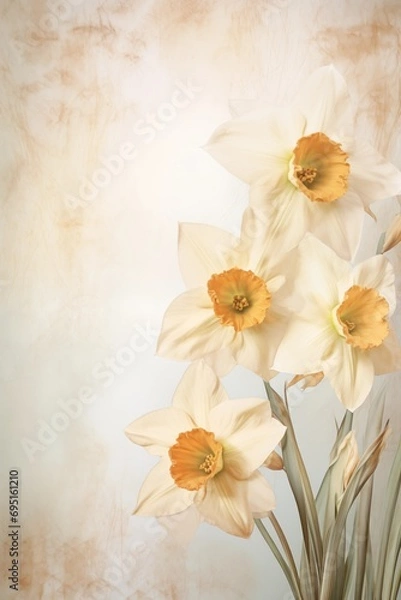 Obraz Spring Daffodil Background 