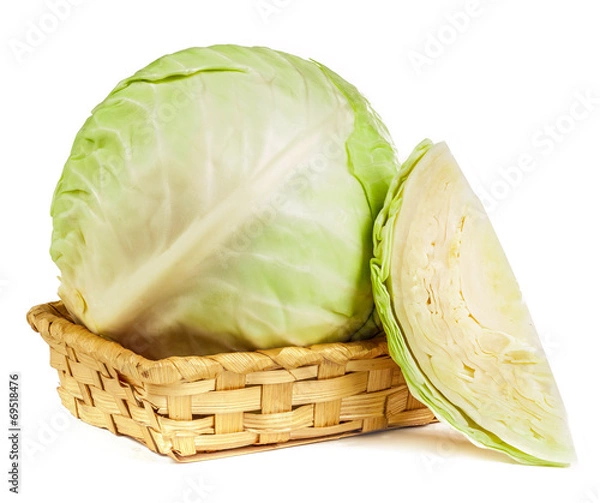 Obraz cabbage isolated