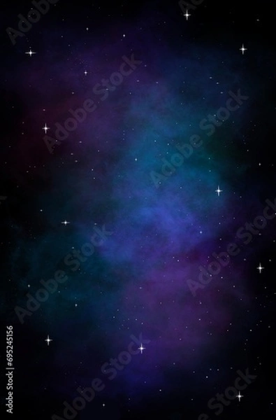 Obraz starry night sky