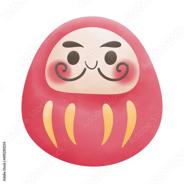 Fototapeta red daruma doll