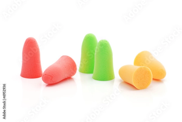 Obraz Multicolored earplugs