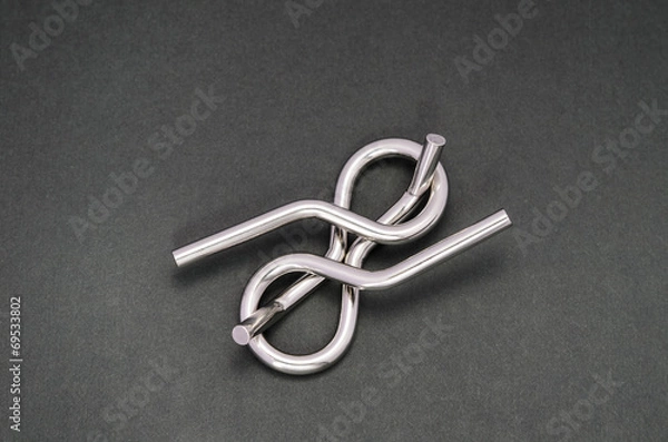 Obraz 知恵の輪 黒バック