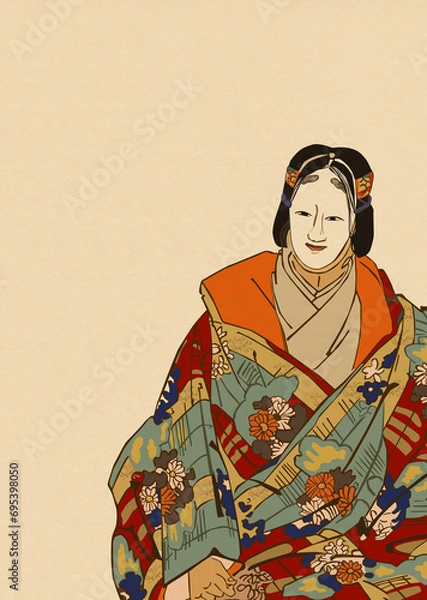 Obraz 能　月岡耕漁　能楽百番　「千手」