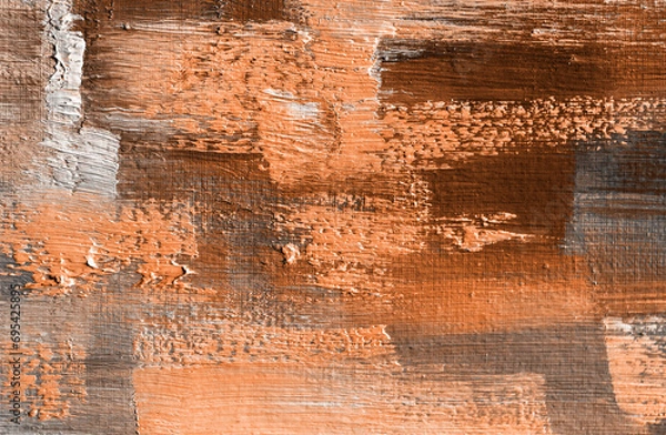 Fototapeta abstract oil paint texture on canvas, background