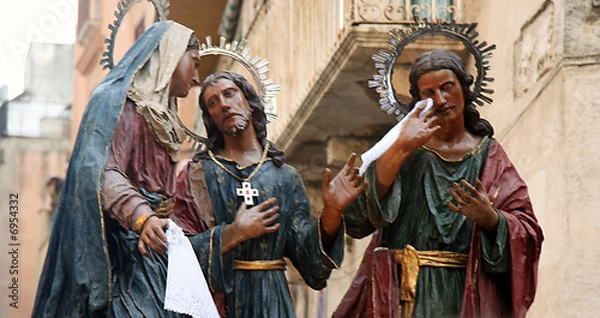 Fototapeta Osterprozession in Trapani, Sizilien