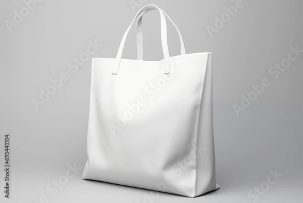 Obraz white bag. Generative AI