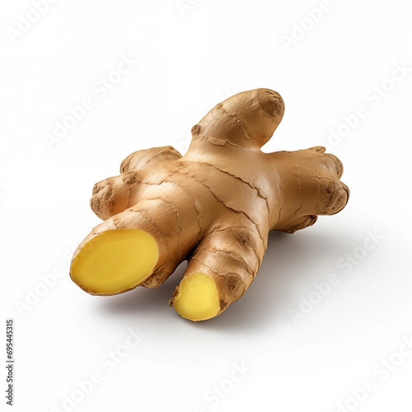 Obraz ginger isolated on white background. Generative AI