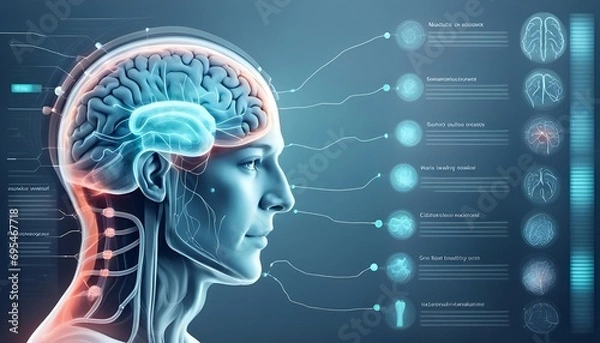 Obraz human brain scan