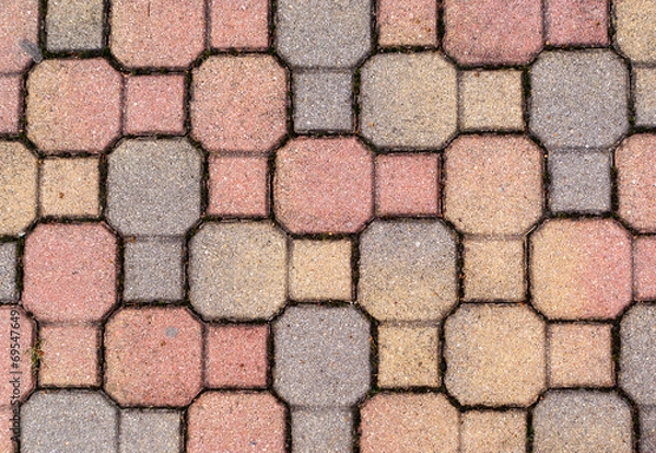 Obraz Patterned brick flooring