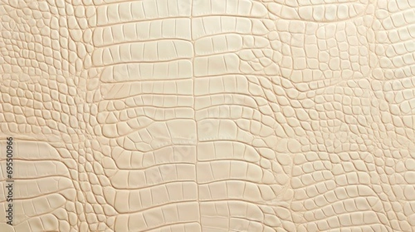 Obraz Cream crocodile leather texture.