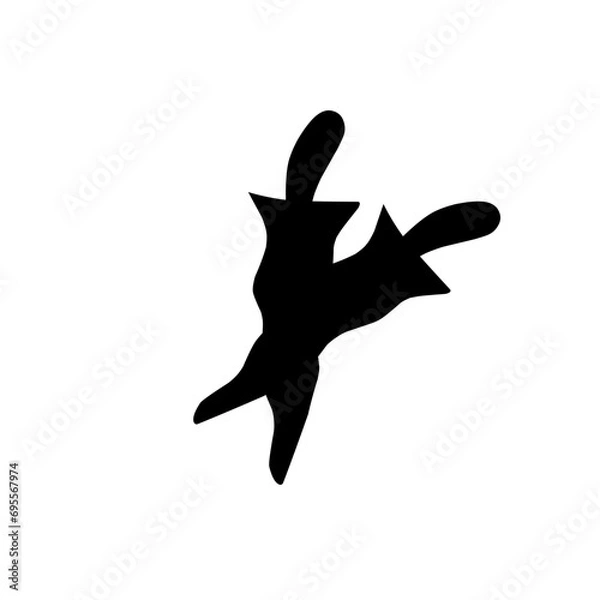 Fototapeta Keris silhouette