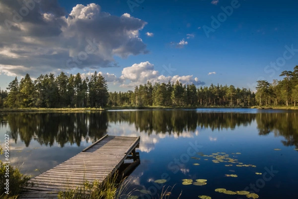 Obraz Swedish Lakeview