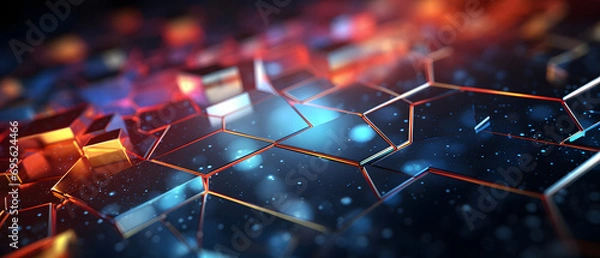 Fototapeta Digital Data Background Wallpaper Resource