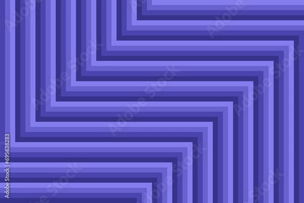 Obraz Blue lines turning at right angles design