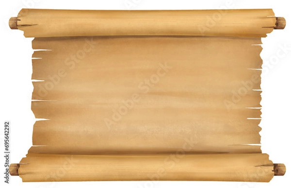 Fototapeta old paper scroll 