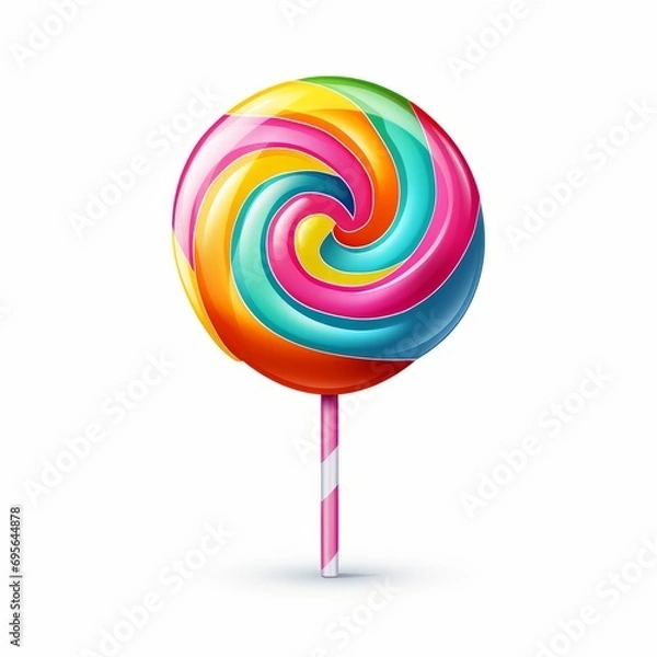 Fototapeta sweet candy icon logo for your delightful projects, Generative AI