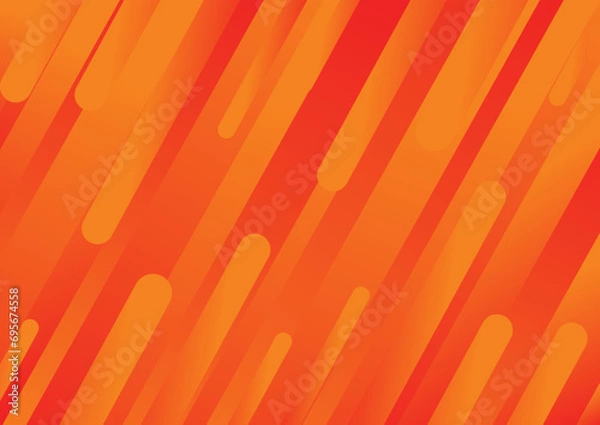 Fototapeta orange background vector illustration. with abstract modern slash shapes for banners, posters, web