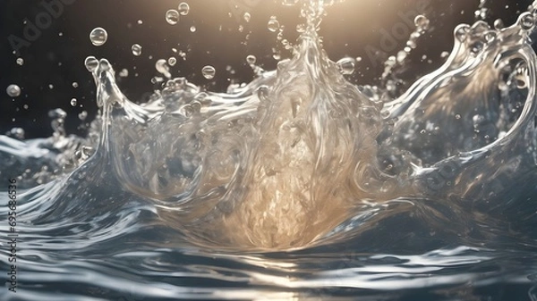 Obraz Liquid Water Background Very Cool