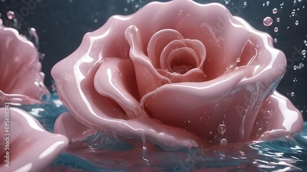 Obraz Liquid Water Background Very Cool