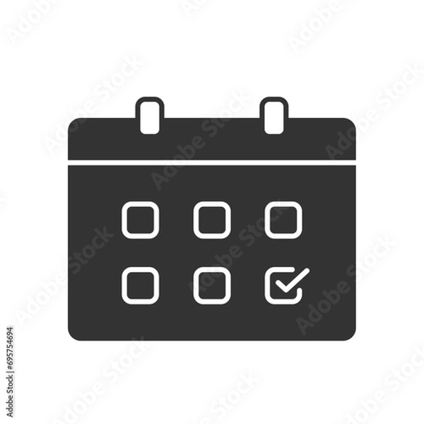 Obraz Calendar Icon. Editable Symbol. For Mobile App and Web Design. Stock illustration