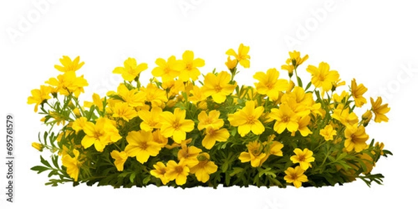 Obraz yellow flower bush Artificial Intelligence Generative