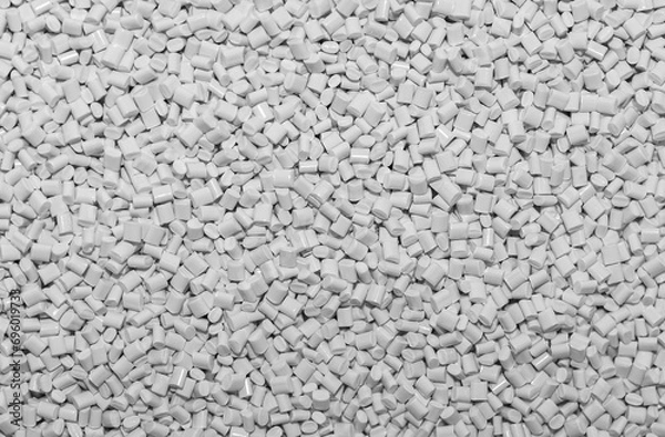 Fototapeta background of white abs plastic granules