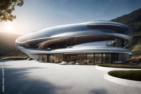 Obraz snow covered car