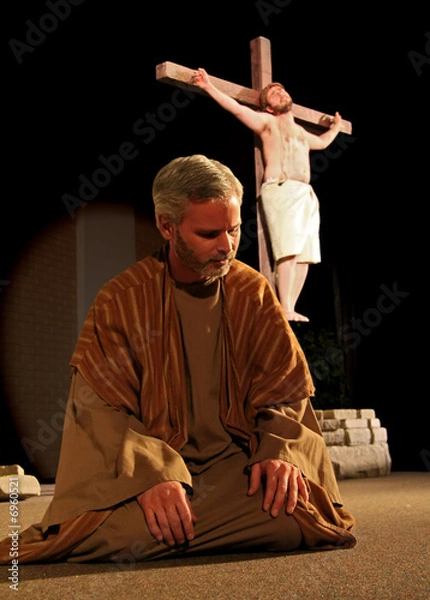 Obraz Peter at Jesus Feet