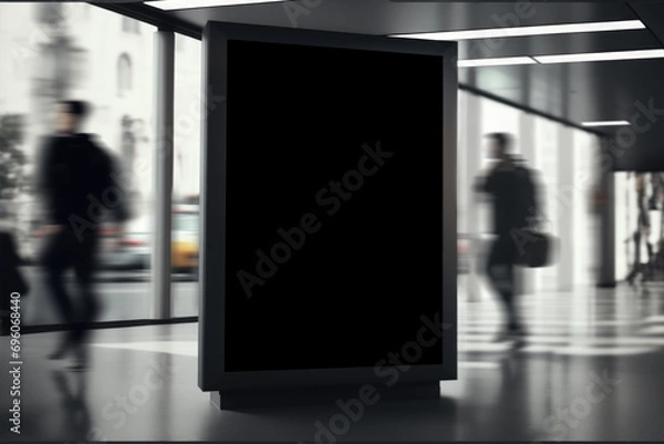 Obraz Indoor Billboard Mockup Background
