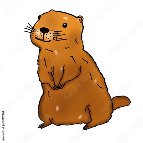 Obraz Groundhog day,woodchuck