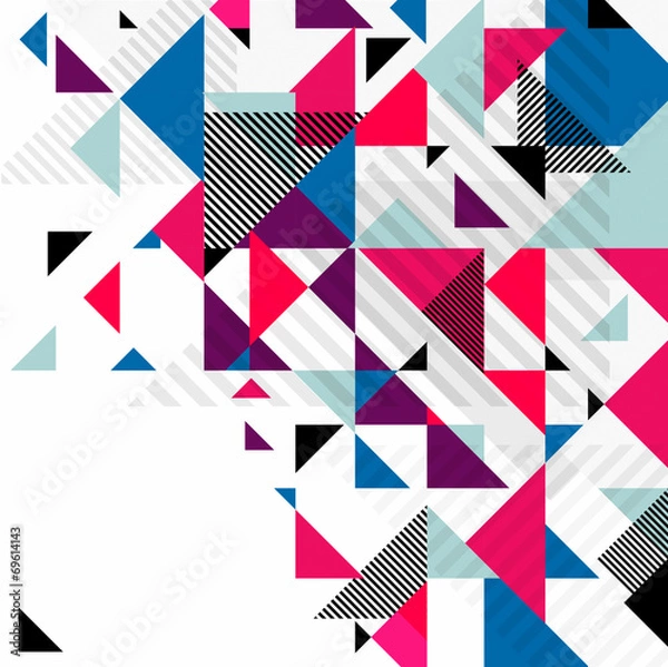 Fototapeta Abstract geometry background