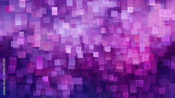 Fototapeta 紫色のピクセルのアブストラクト背景イラスト