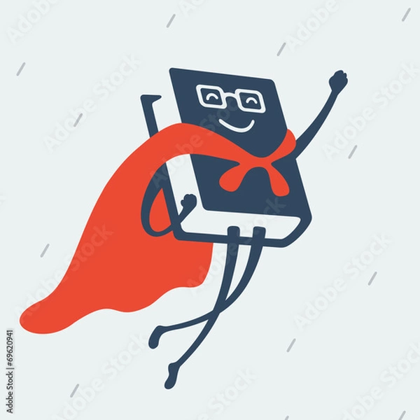 Obraz Great book flies to the rescue