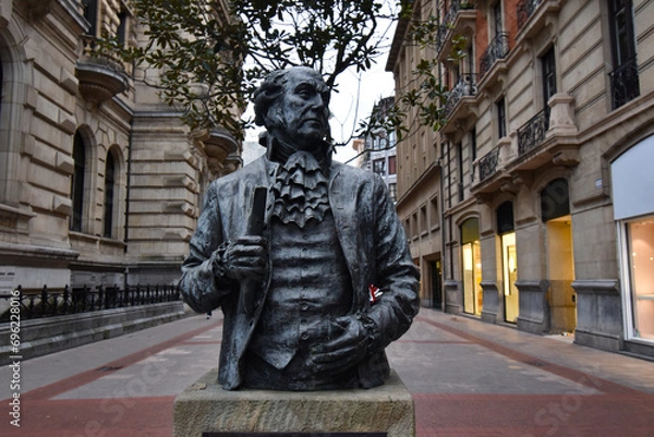 Obraz ビルバオにあるジョンアダムス像（第2代アメリカ大統領）