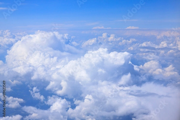 Fototapeta Über den Wolken