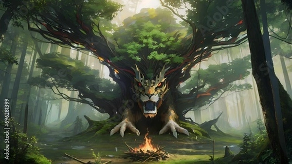 Fototapeta Most creative forest design 
