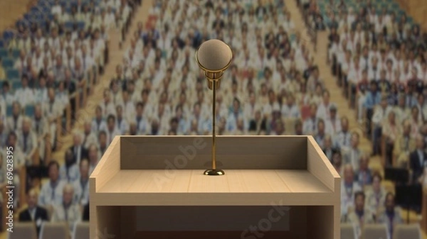 Obraz Press conference