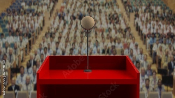 Obraz Press conference