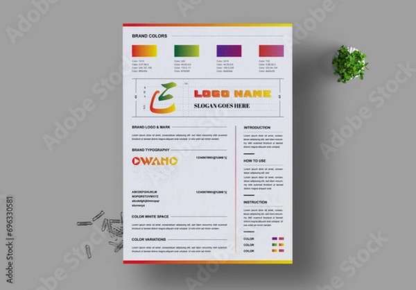 Obraz Brand Style Guide Template