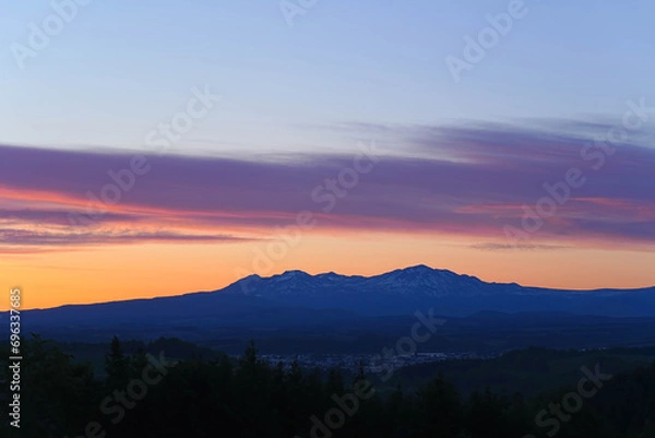 Fototapeta 留辺蘂の丘