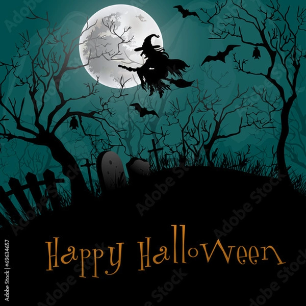 Obraz Halloween Party Background.