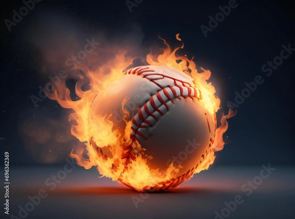 Fototapeta The Evolution of Baseball Pitching Techniques: From Fastballs to Fireballs