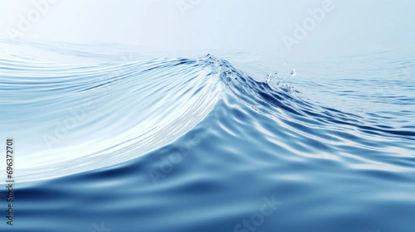 Obraz Water surface with waves and ripples.