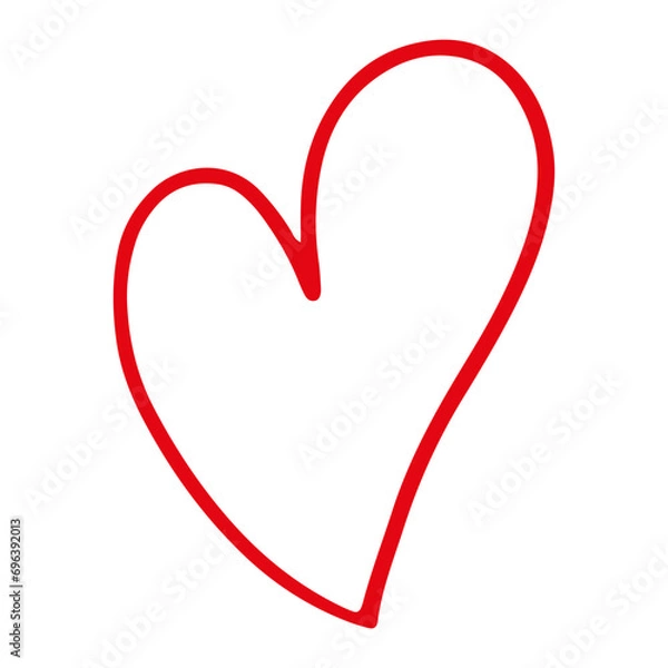 Obraz Hand Drawn Heart Line