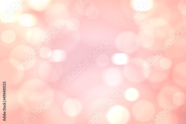 Obraz 柔和なピンクのボケ背景