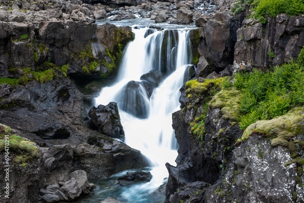Obraz waterfall in iceland