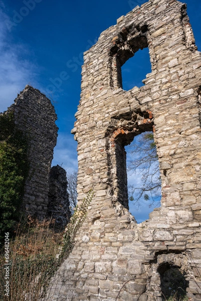 Fototapeta Burgruine Stecklenberg in Sachsen-Anhalt